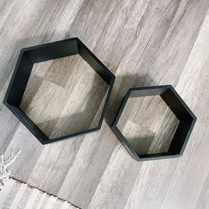 Hexagon Wall Shelves